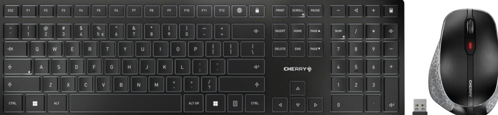 CHERRY DW 9500 SLIM - Toetsenbord en muis set