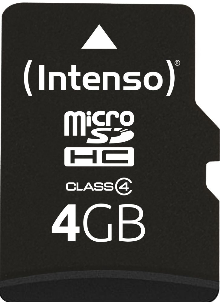 Intenso - Flashgeheugenkaart (Adapter voor microSDHC naar SD inbegrepen)