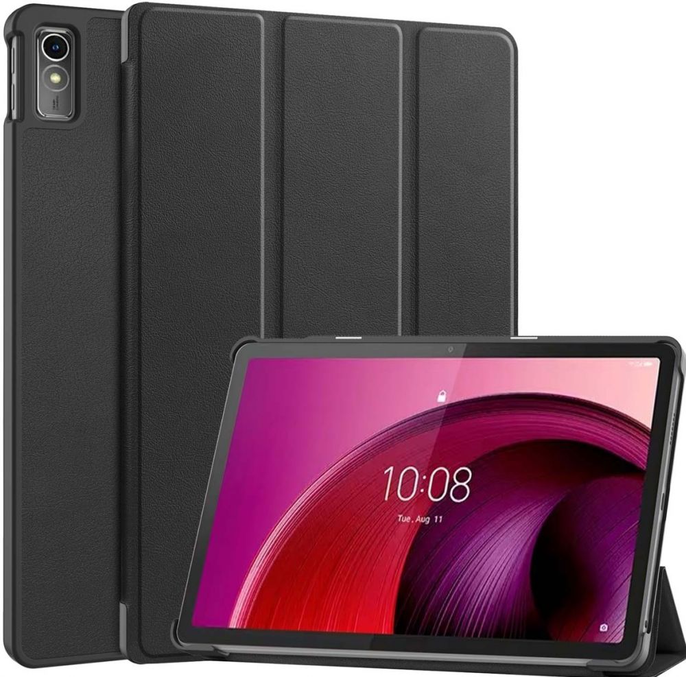 Accezz Trifold Bookcase Lenovo Tab M10 5G - Zwart
