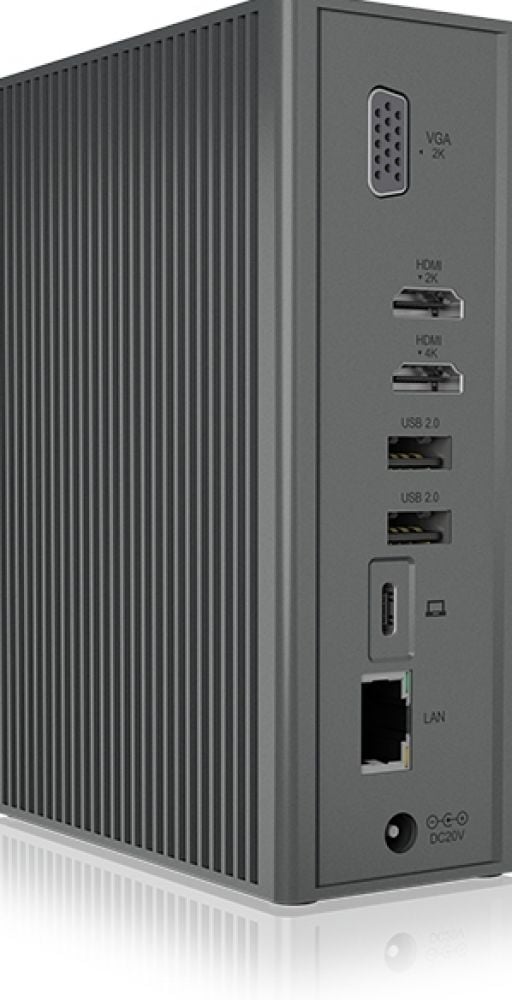 NB Acc ICY BOX Docking für PC/Notebook inkl. 2x HDMI, 1x VGA