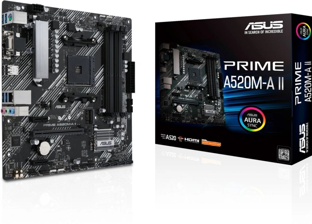 ASUS PRIME A520M-A II/CSM - Moederbord