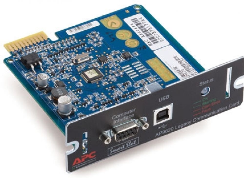 APC AP9620 Legacy Communications SmartSlot Card - Adapter voor beheer op afstand