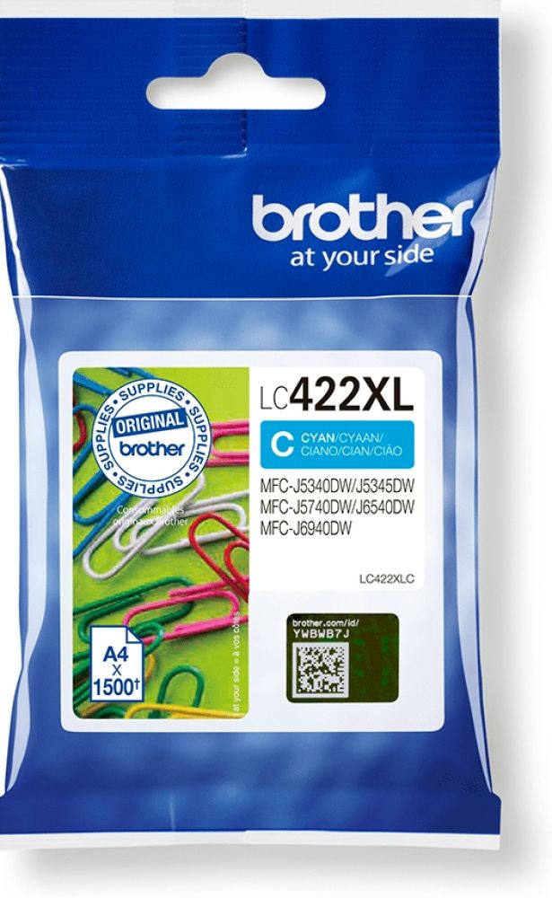 BROTHER Brother LC422XLC - Hoog rendement
