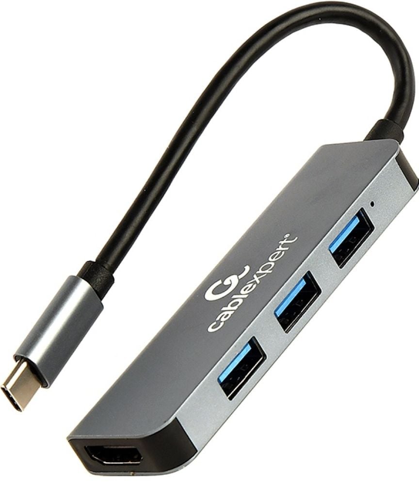 Gembird A-CM-COMBO2-01 - Laptop dock & poortreplicator