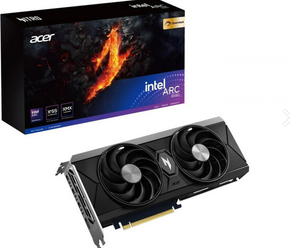 Acer Nitro Intel Arc B580 OC - Videokaart