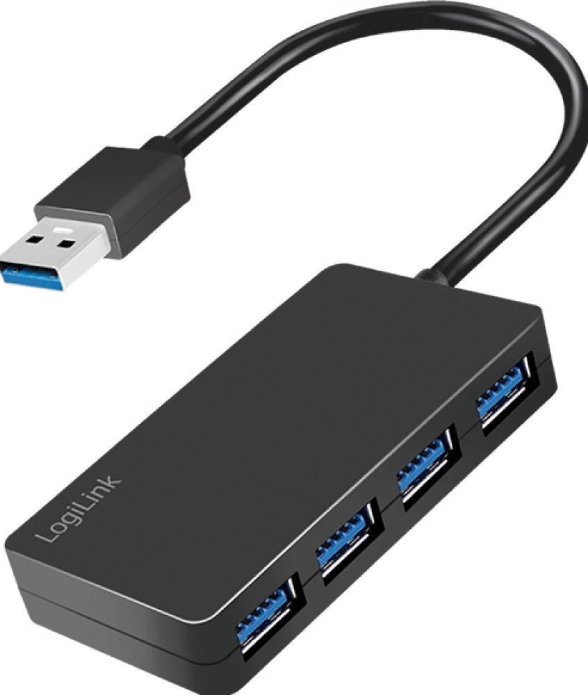 USB Hub Logilink USB 3.2 4-Port Black