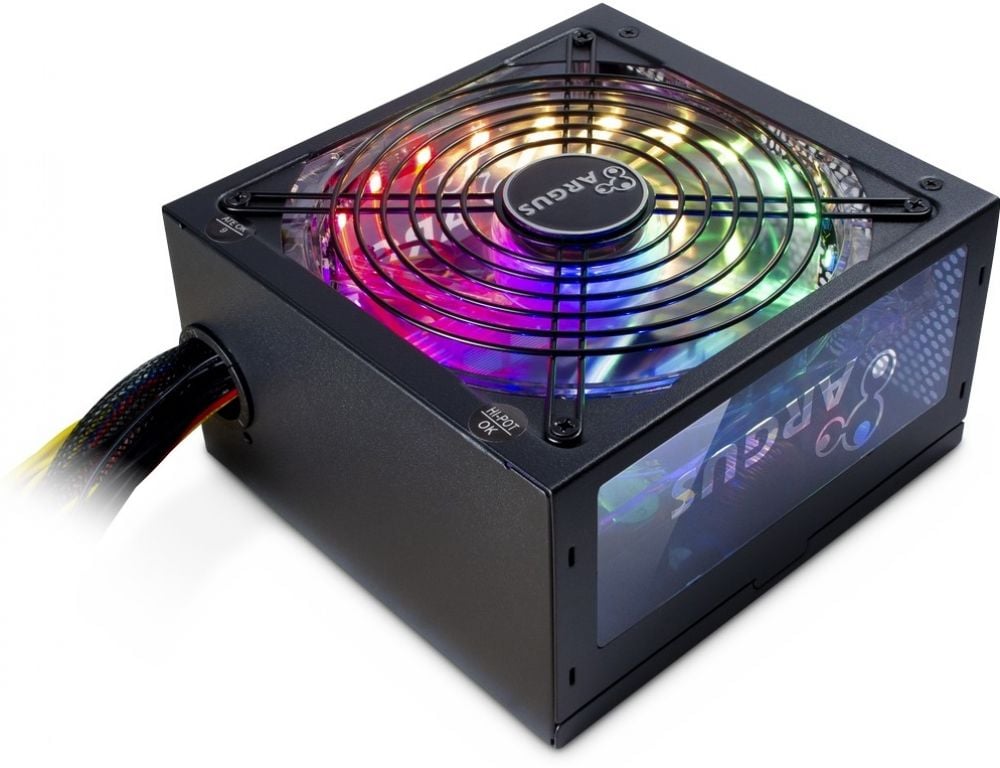 Inter-Tech Argus RGB-600 II - Voeding