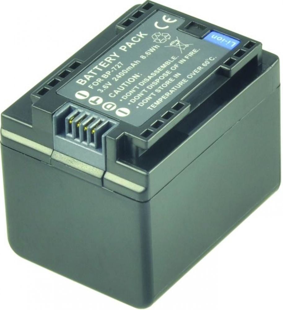 2-Power - Camcorder-batterij Li-Ion 2400 mAh