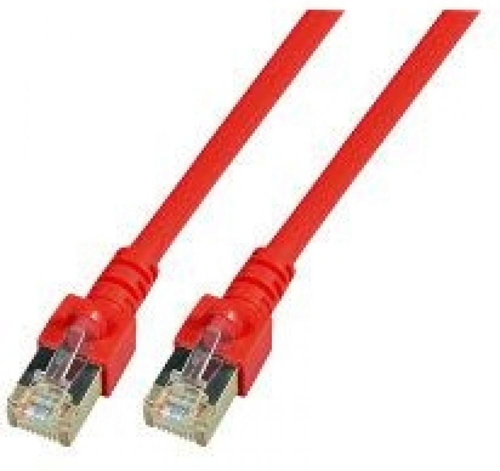 EFB RJ45 Patchkabel SF/UTP, Cat.5e, PVC, CCA, 0.5m, rood