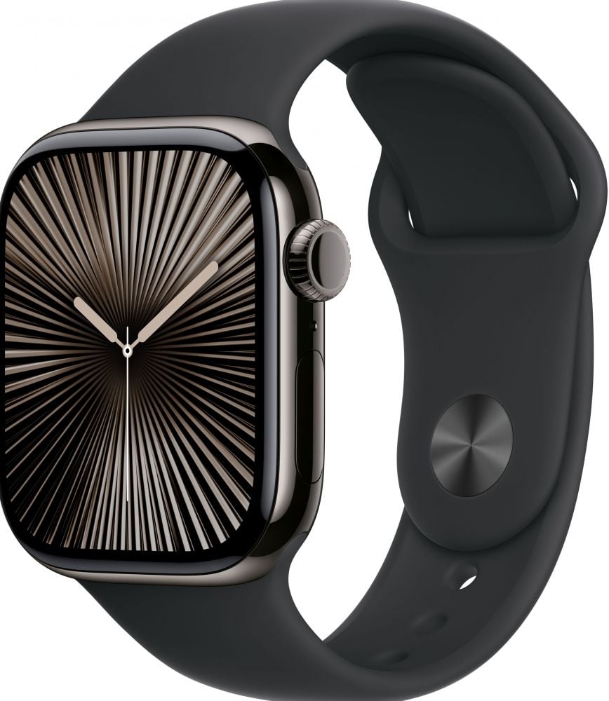 Apple Watch Series 10 GPS + Cellular Grijs (Zwart) - 42 mm S/M