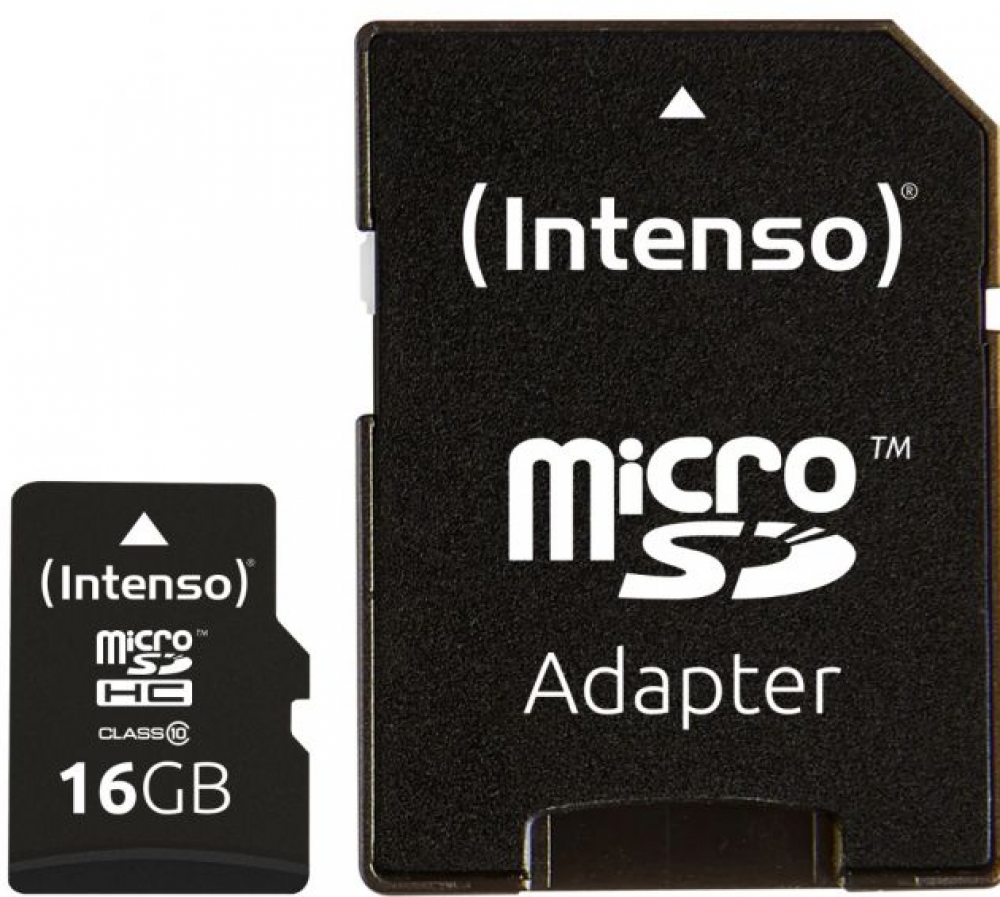 Intenso MicroSDHC 16GB - Geheugenkaart