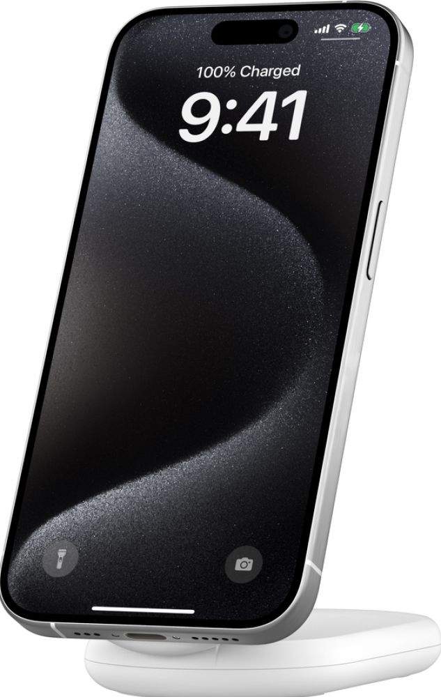 BELKIN Qi2 15w Magnetic Stand White