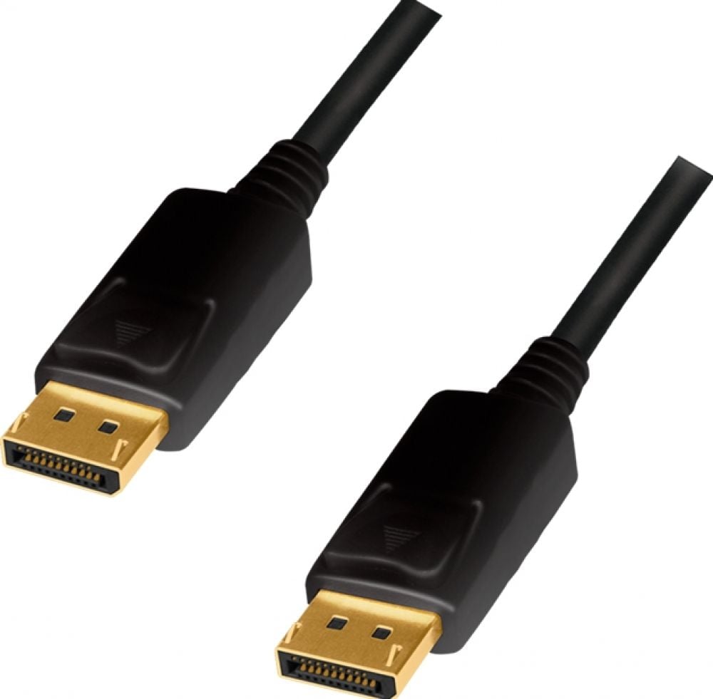 Cable Logilink DP 1.2 2m Black 4K, 60Hz