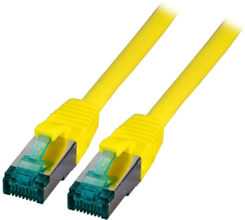 EFB RJ45 Patchkabel S/FTP, Cat.6A, LSZH, 3m, geel