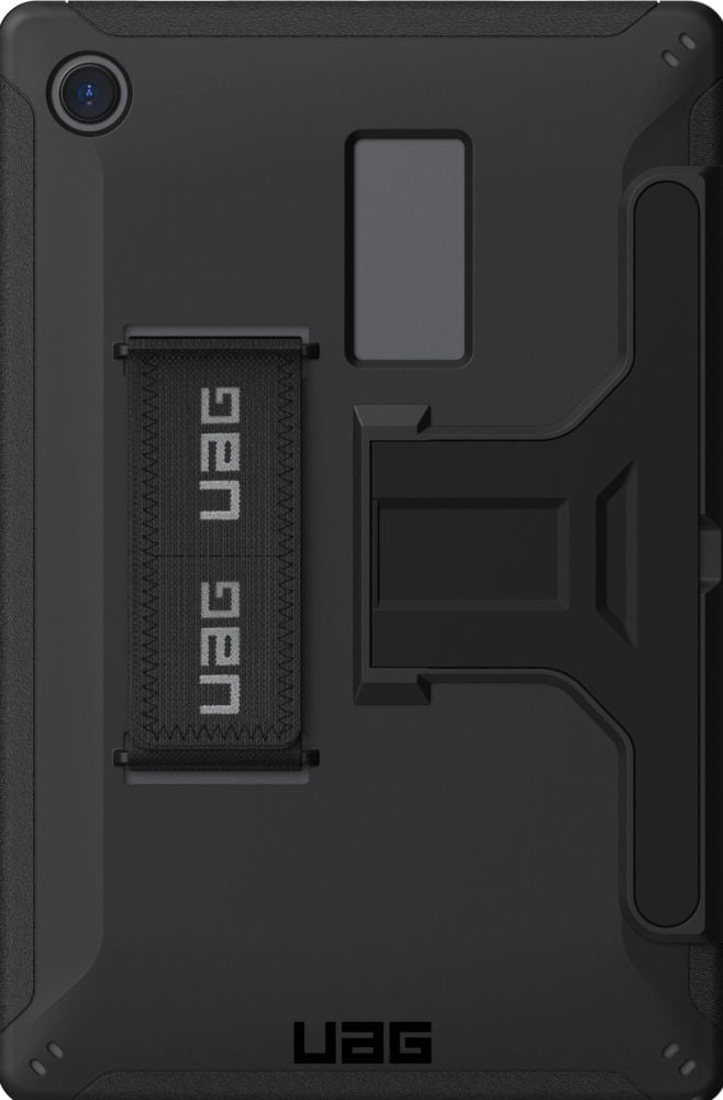UAG Samsung Galaxy Tab A8 Scout with Kickstand and Handstrap Black