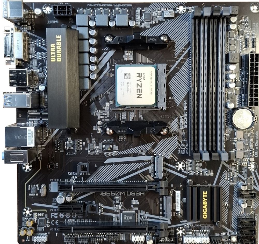 Azerty AzComGB5700x3dq424, AMD, Socket AM4, AMD Ryzen 5000 Series, Socket AM4, 5700X3D, DDR4-SDRAM