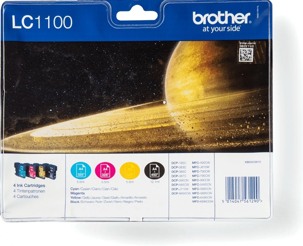 Brother LC1100 Value Pack - 4