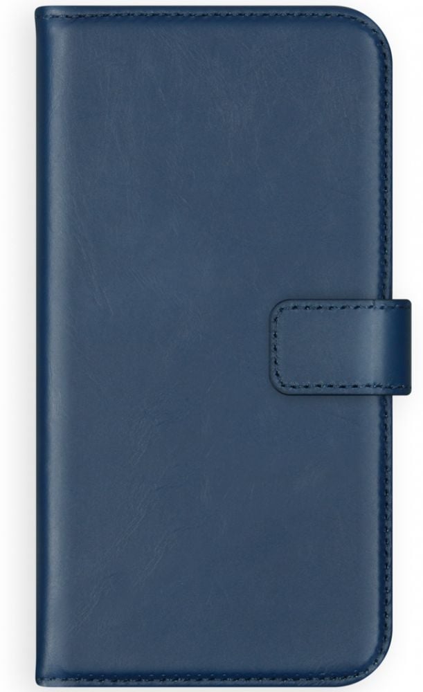 Selencia Echt Lederen Bookcase Samsung Galaxy A21s - Blauw