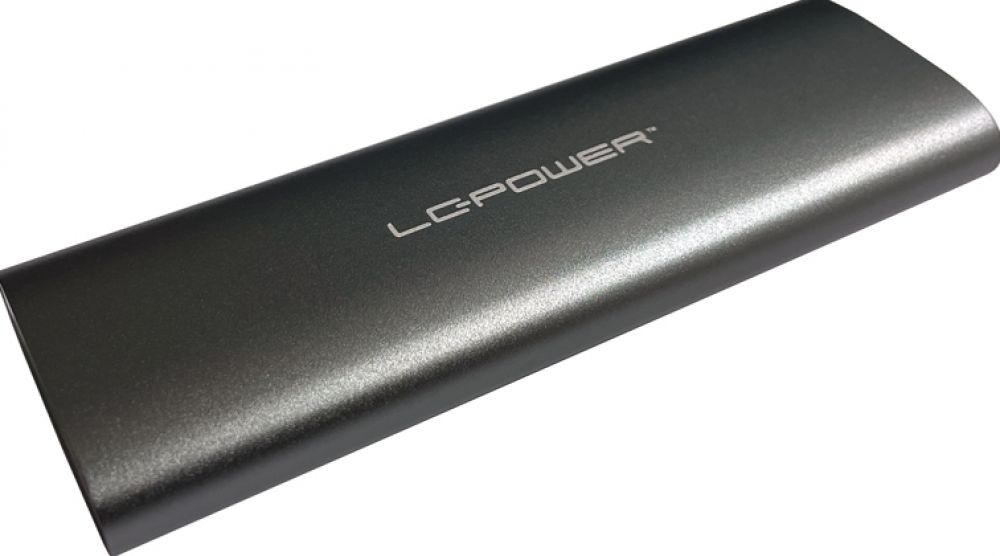 LC‑Power LC‑M2‑C‑MULTI‑2 – externe behuizing – M.2 (NVMe / SATA) – USB 3.2 Gen 2x1 – 10 Gb/s - grijs