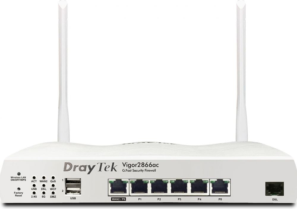 DrayTek Vigor 2866ax WLAN-AC ModemR. ADSL2+/VDSL2/G.Fast retail