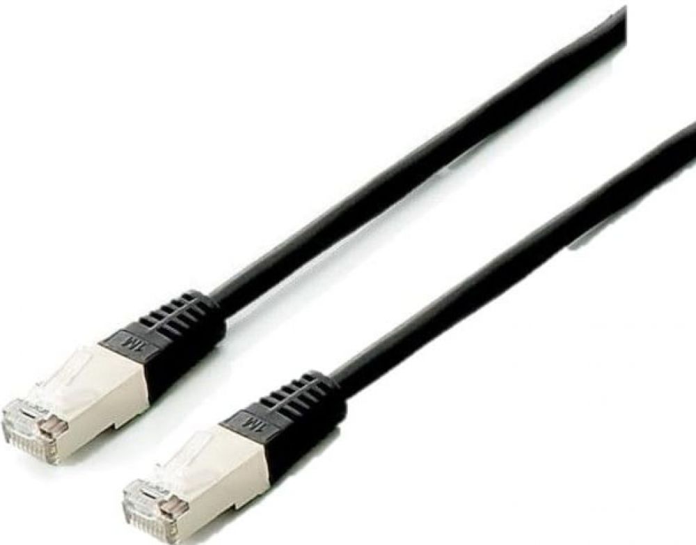 Equip 605697 Patch cable Cat.6A, S/FTP (PIMF) LSOH, black, 0.5m