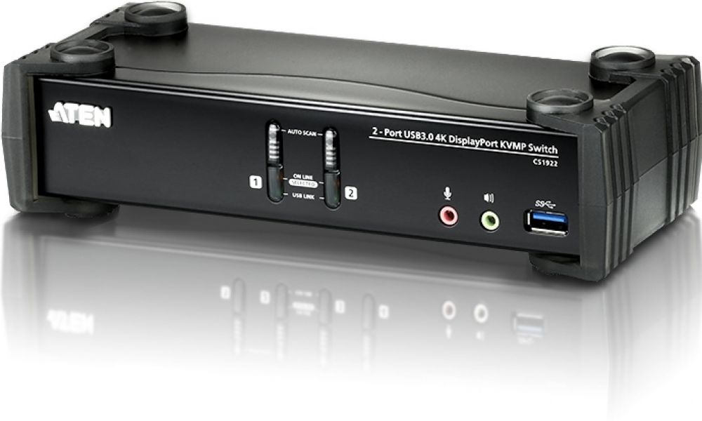 ATEN CS1922 KVMP Switch - KVM  audio  USB switch