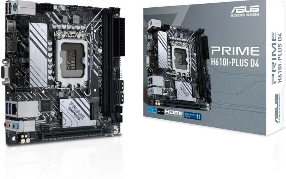 ASUS PRIME H610I-PLUS D4-CSM - Moederbord