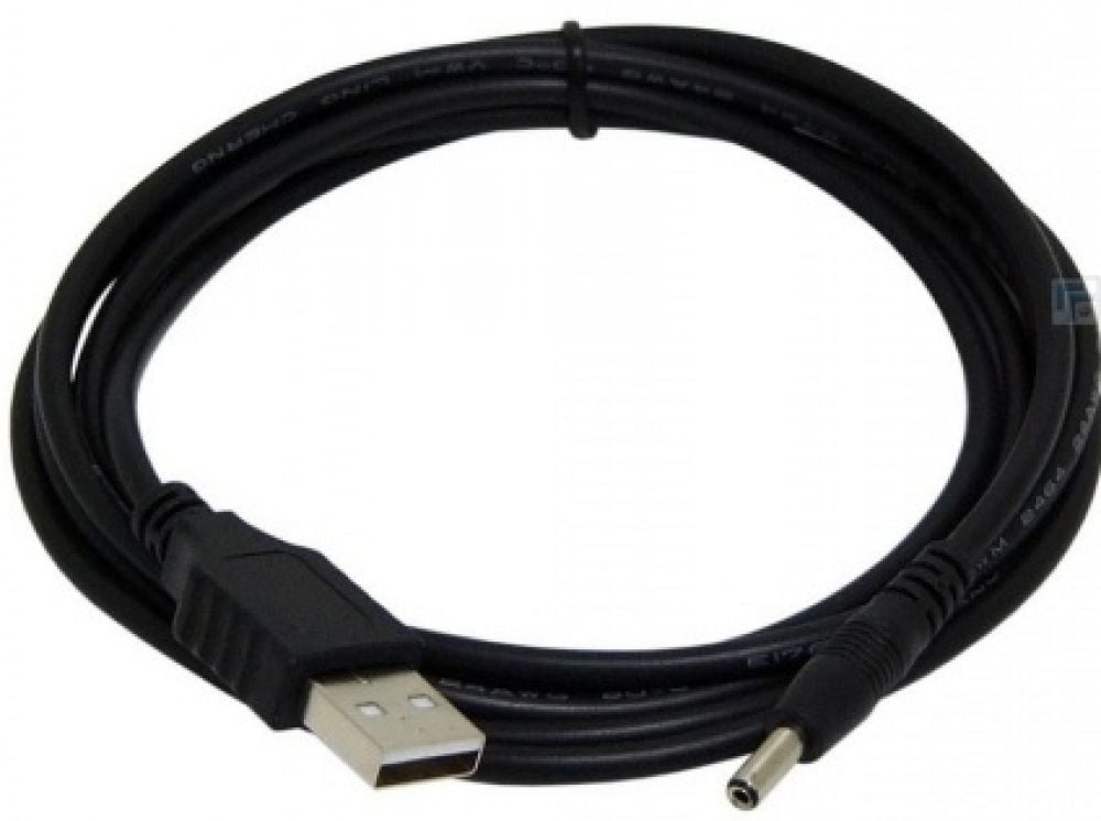 gembird USB-AM-auf-3,5-mm-Netzstecker, 1,8 m, schwarze