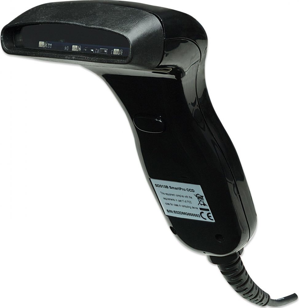 MANHATTAN Manhattan Barcodescanner Kontakt CCD USB 80mm zwart