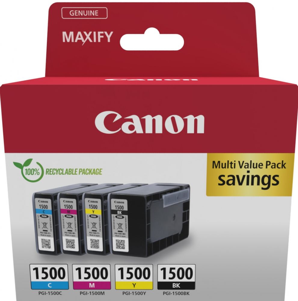Canon PGI-1500 BKCMY Multipack - 4