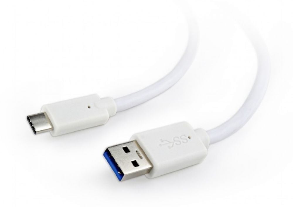 gembird USB 3.0 auf Type-C Kabel (AM/CM), 3m, weiß