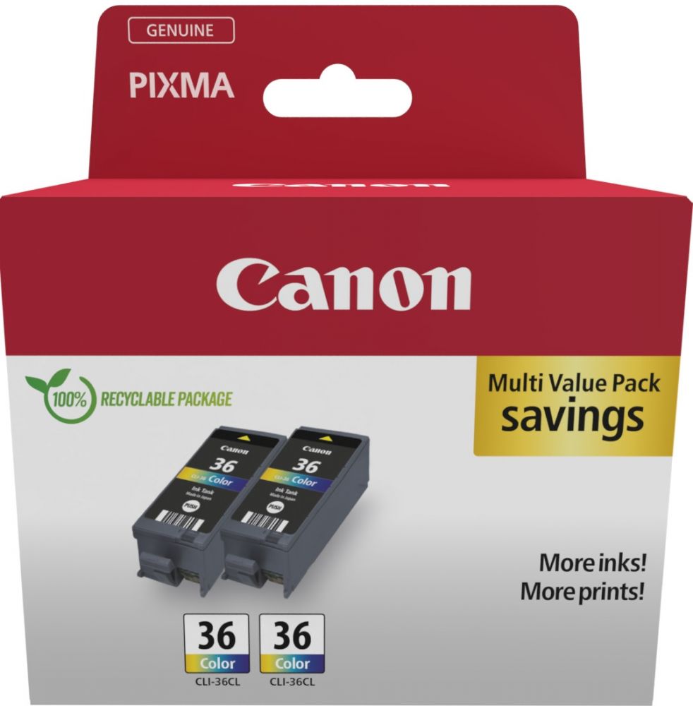 Canon CLI-36 Color Twin Pack - 2