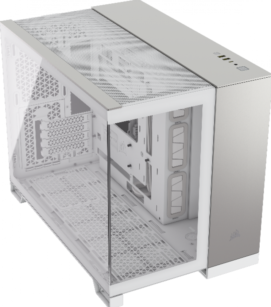 Corsair 2500X Wit, Grijs - Minitowermodel