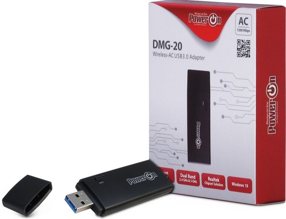 Inter-Tech WL-USB Adapter DMG-20 USB3.0 WLAN_N Stick 1200Mbp