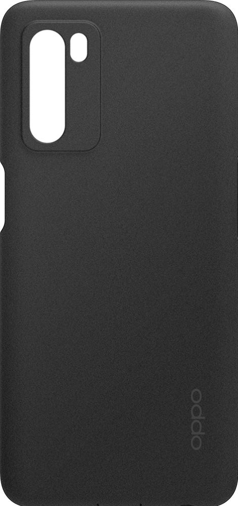 OPPO SILICONE BACKCOVER - ZWART