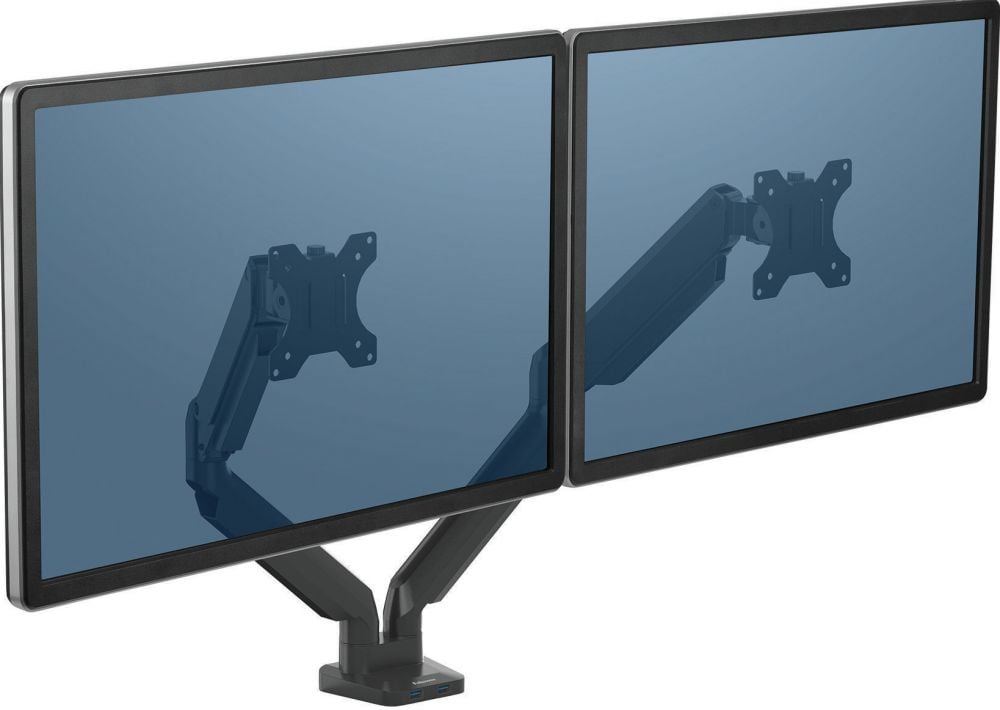 Fellowes Monitorarm doppelt Platinum Series