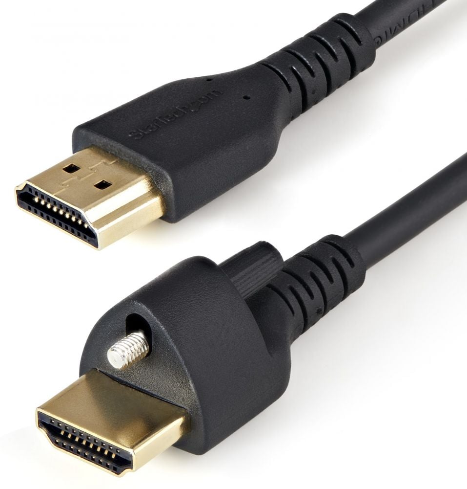 StarTech.com 1m HDMI Kabel met Schroefbeveiliging - 4K 60Hz HDR