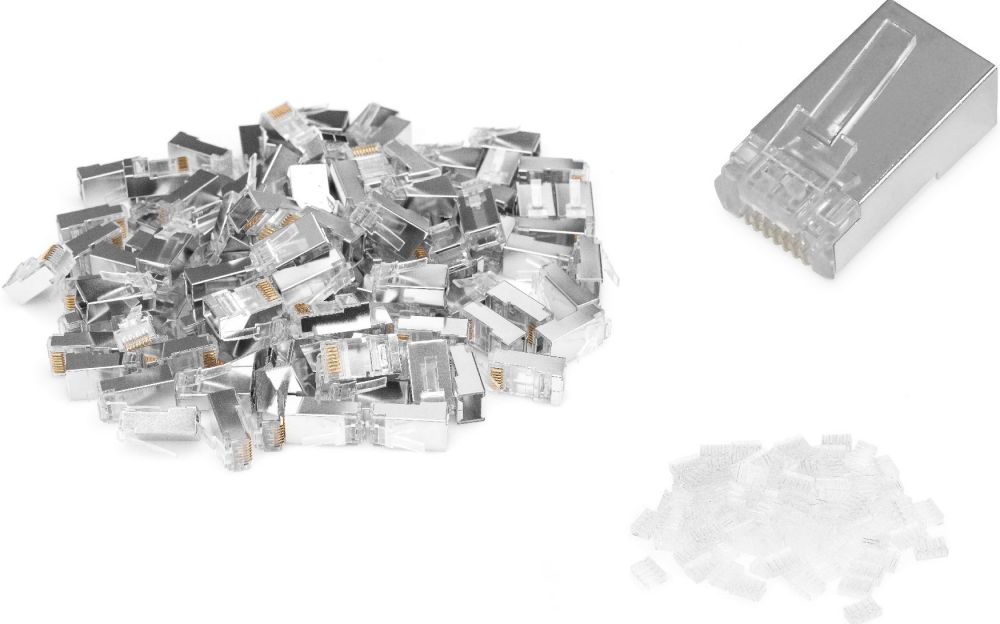CAT 6 Modular Plug 8P8C shielded Round