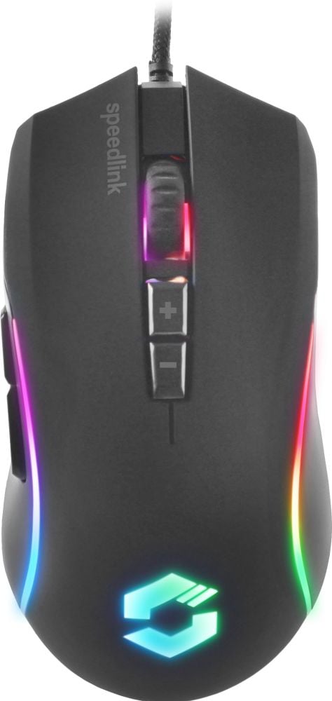 Speedlink Gaming Maus ZAVOS, rubber-schwarz retail