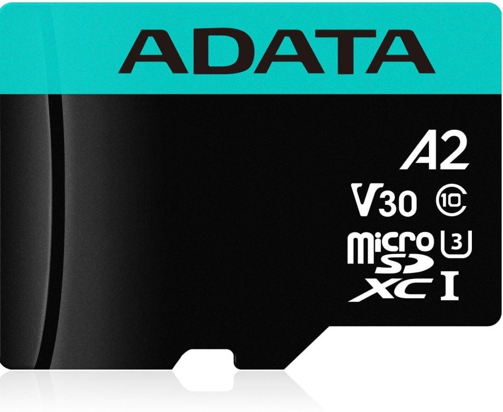 Flash card Micro-SDXC 128GB ADATA Premier Pro V30S retail, w/adapter, black/blue, r/100;w/80