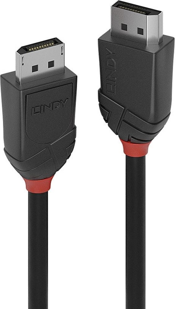 Lindy DisplayPort Kabel zwart Line 1m