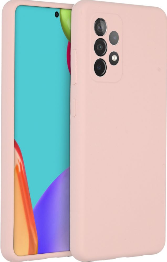 Accezz Liquid Silicone Backcover Samsung Galaxy A52(s) (5G/4G) - Roze