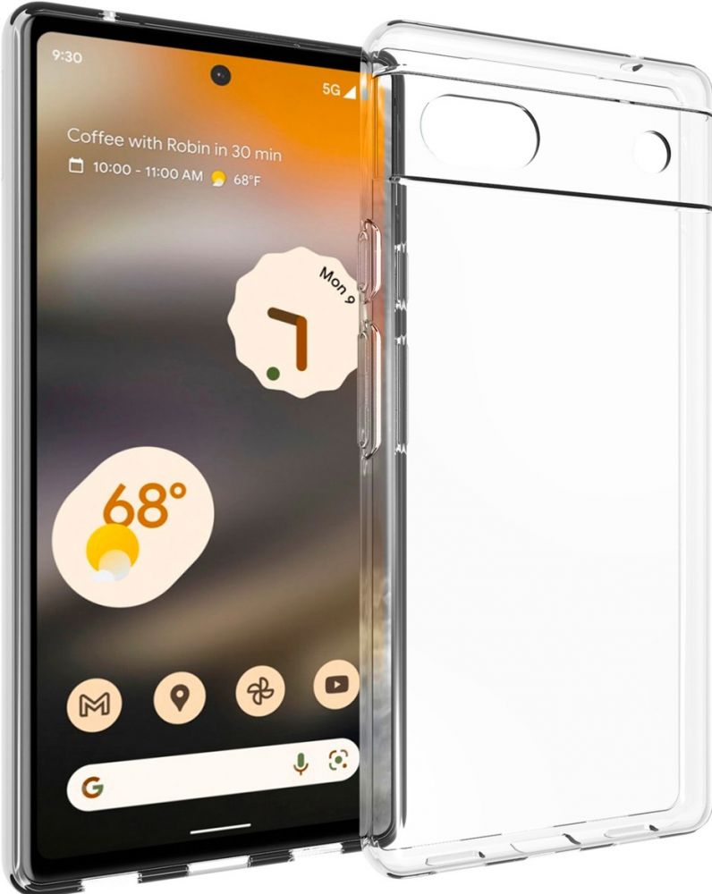 Accezz Clear Backcover Google Pixel 6a - Transparant