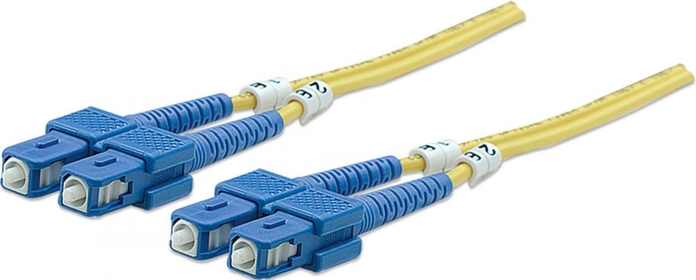 Intellinet LWL aansluitkabel SC/SC 5m Singlemode OS2 geel
