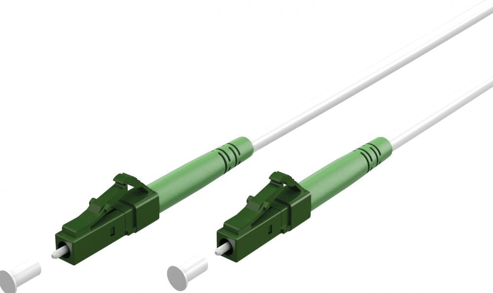 Equip LWL Patchkabel LC/APC->LC/APC 5.00m Simplex 9/125um ws