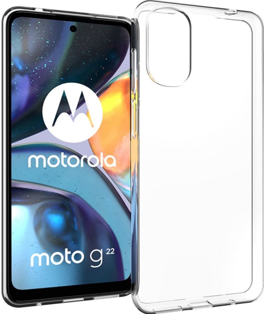 Accezz Clear Backcover Motorola Moto G22 - Transparant