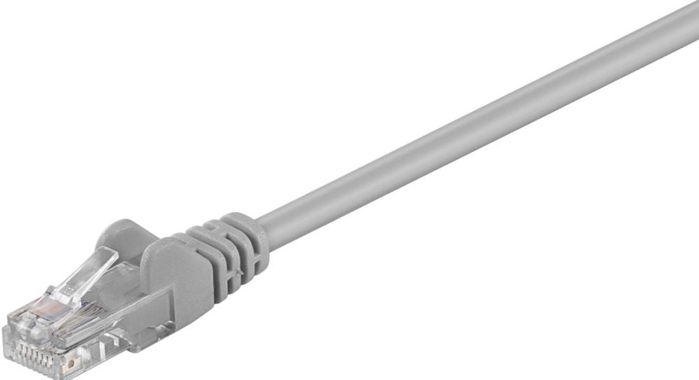 Patchkabel RJ45 U/UTP Cat5e 20.00m grijs