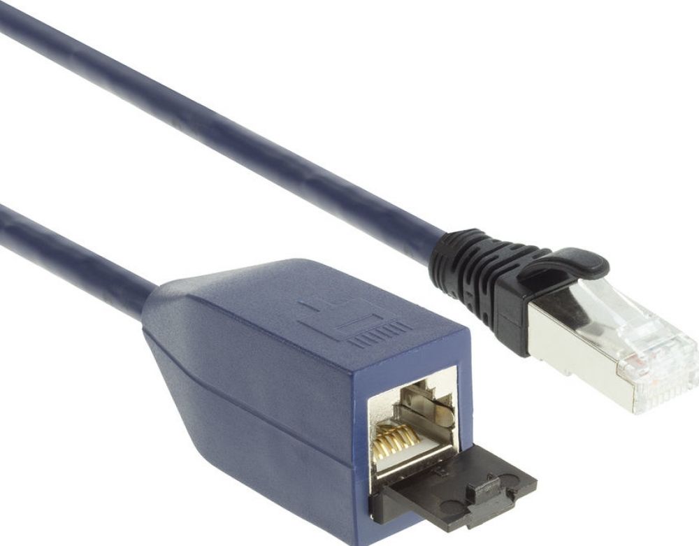 CAT6A S/FTP MPTL BU 2.00M. 1 stk