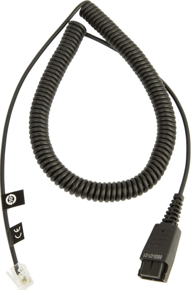 JABRA Jabra 8800-01-01 QD cord naar RJ10 - Kabel voor telefoonhoorn