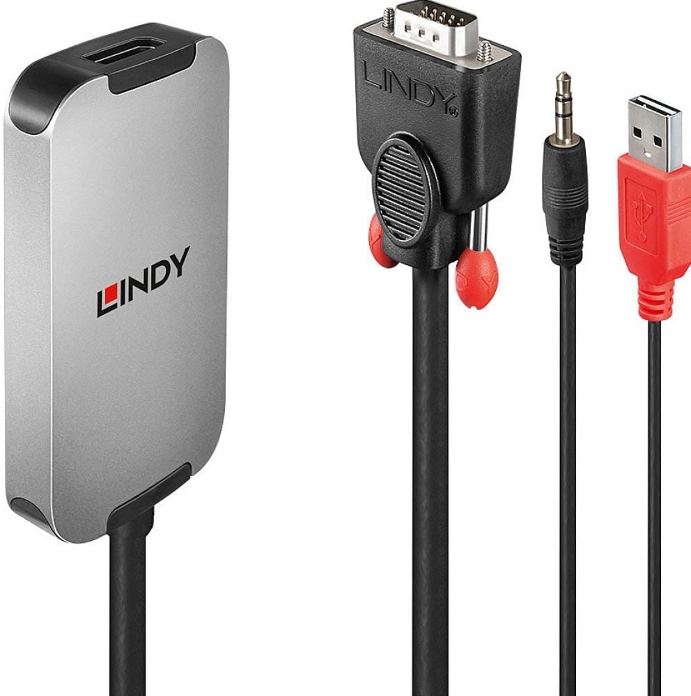 Lindy VGA auf DisplayPort 1.2 Converter